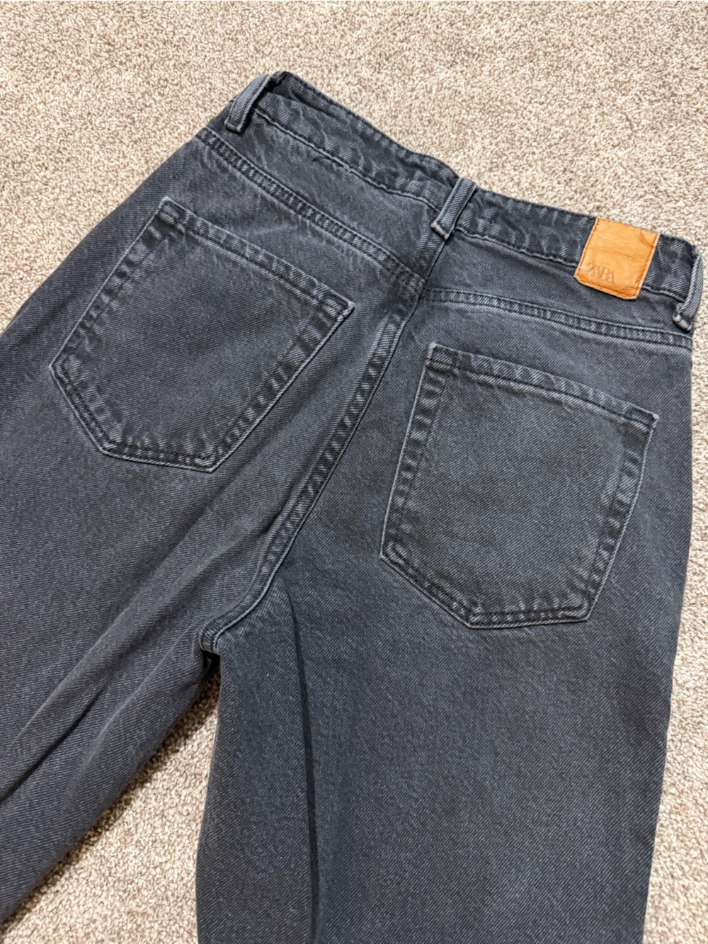 Zara Black High Waist Straight-Leg Women’s Ankle Denim Jeans Size 25 (0) - Picture 6 of 10